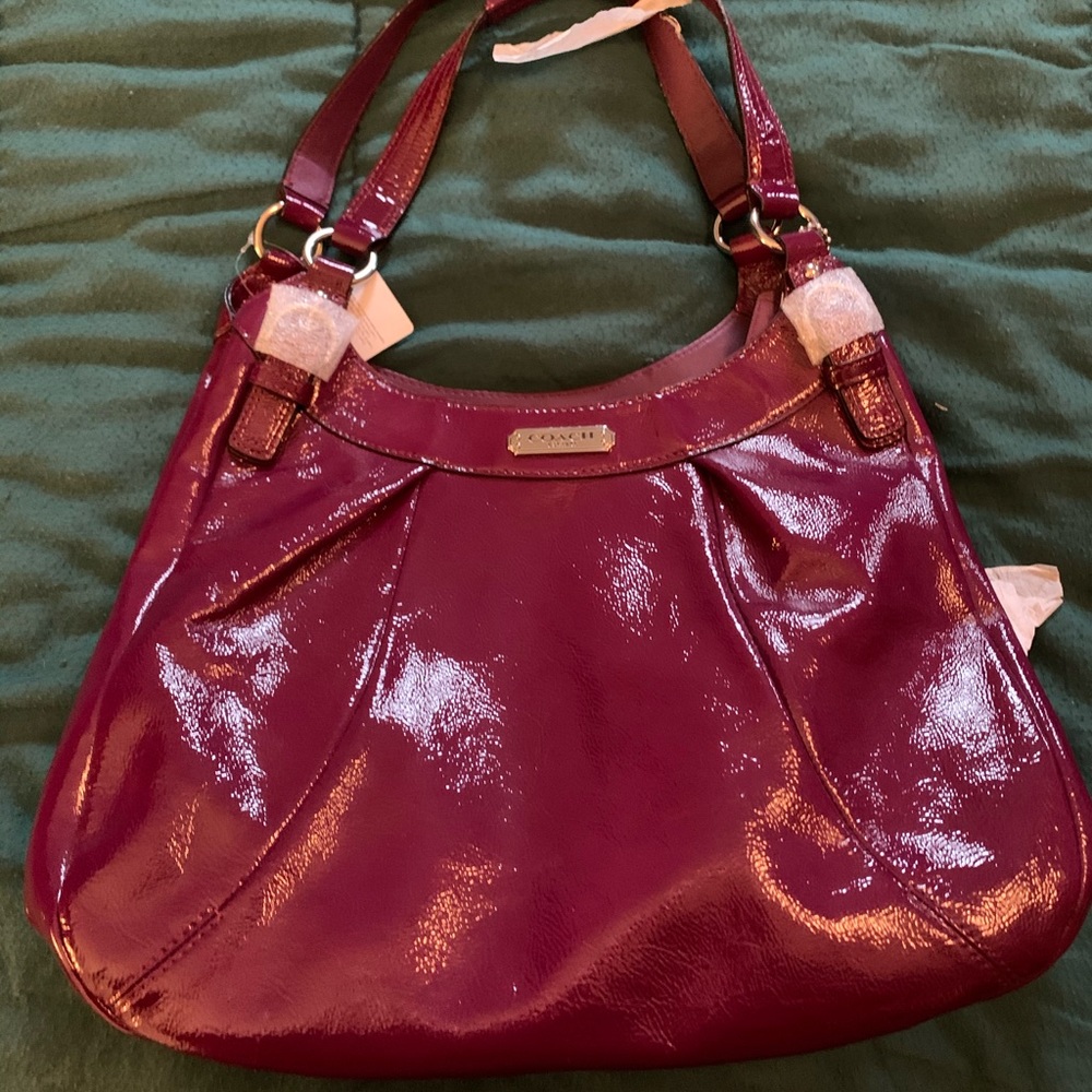 Authentic coach purse & matching wristlet & wallet